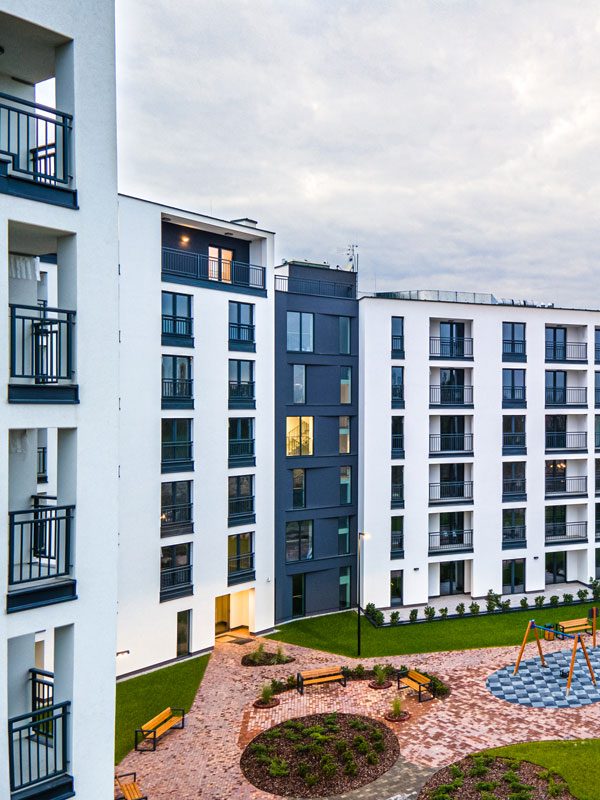 Accommodation and service building in Wrocław